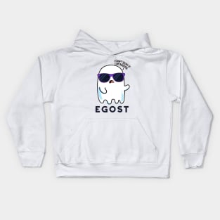 Egost Cute Halloween Ego Ghost Pun Kids Hoodie